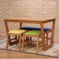 میز-ناهارخوری-مدرن-چوبی-مدل-آرام-نمای-کامل،-هیواهوم