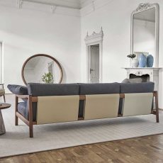 کاناپه راحتی سه نفره مدل رئال نمای پشت